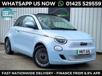 Used Fiat 500e Icon 86 kW (118 HP) 2021 Blue Cabriolet