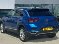 Used VW T-Roc SEL 150 HP (110 kW) 2021 Ravenna blue SUV