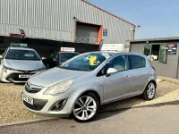 Używany Vauxhall Corsa 100 KM (73 kW) 2013 Srebrny Hatchback
