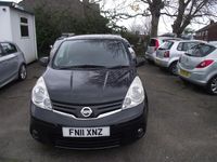 Used Nissan Note Tekna 110 HP (80 kW) 2011 Black MPV