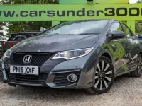 Used Honda Civic SE Plus 100 HP (73 kW) 2015 Grey Hatchback