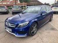 Used Mercedes C220 AMG Line Premium 2014 Blue Estate