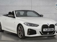 Used BMW M440 Comfort Edition 374 HP (275 kW) 2021 Mineral white metallic  Sedan