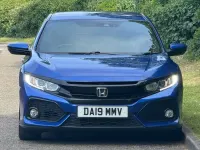 Used Honda Civic SR 126 HP (92 kW) 2019 Blue Hatchback