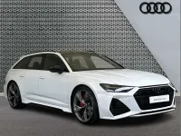 Used Audi RS6 Comfort 591 HP (434 kW) 2020 White Estate