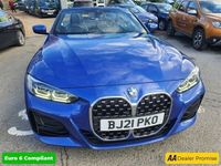 used BMW 430 4 Series 2.0 I M SPORT 2d 242 BHP IN BLUE ( PORTIMAO BLUE ) WITH 22,536 MILES AND A FULL SERVICE HISTORY,