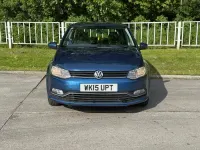 Used VW Polo SE 59 HP (43 kW) 2015 Blue Hatchback