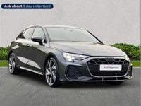 New Audi A3 Black Edition 147 HP (108 kW) 2025 Grey Hatchback
