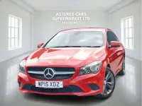 Used Mercedes CLA180 Shooting Brake 122 HP (89 kW) 2015 Red Estate