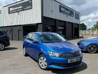 Used Skoda Fabia 60 HP (44 kW) 2017 Blue Hatchback
