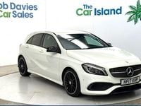 Used Mercedes A160 AMG line 102 HP (75 kW) 2017 White Hatchback