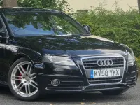 Used Audi A4 S-Line 140 HP (102 kW) 2008 Black Sedan