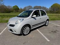 Begagnad Nissan Micra 88 HK (64 kW) 2007 Silver Halvkombi