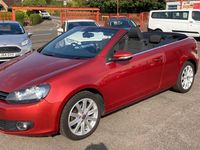 Used VW Golf Cabriolet SE 105 HP (77 kW) 2015 Red Cabriolet