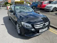 Begagnad Mercedes C220 AMG Line Premium 2016 Svart Sedan