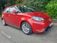 Used MG MG3 106 HP (77 kW) 2017 Red Hatchback