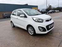 Used Kia Picanto 84 HP (61 kW) 2012 White Hatchback