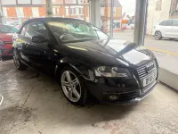 Used Audi A3 Cabriolet S-Line 140 HP (102 kW) 2012 Black Cabriolet