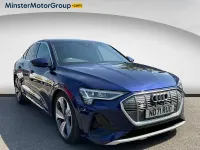 Used Audi e-tron S-Line 300 kW (408 HP) 2021 Blue SUV