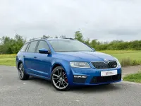 Usado Skoda Octavia vRS 184 CV (135 kW) 2016 Azul Familiar
