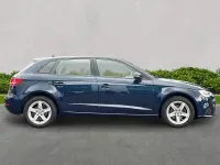 Used Audi A3 Sportback Advanced 116 HP (85 kW) 2019 Blue Hatchback