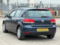 Used VW Golf VI S 105 HP (77 kW) 2009 Blue Hatchback