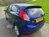 Used Ford Fiesta Titanium 2015 Blue Hatchback
