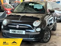 Used Fiat 500 Lounge 69 HP (50 kW) 2011 Black Hatchback
