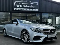 Used Mercedes E220 AMG line 194 HP (142 kW) 2020 Silver Coupe