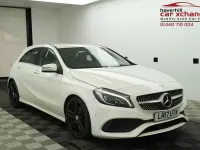 Used Mercedes A160 AMG Line Premium 102 HP (75 kW) 2017 White Hatchback