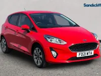 Used Ford Fiesta Trend 75 HP (55 kW) 2021 Red Hatchback