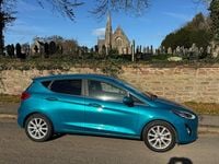 Used Ford Fiesta Titanium 100 HP (73 kW) 2017 Blue Hatchback