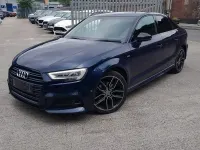 Used Audi A3 Black Edition 150 HP (110 kW) 2018 Blue Sedan