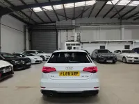 Used Audi A3 Sportback Black Edition 2018 White Hatchback