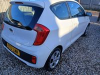 Used Kia Picanto 68 HP (50 kW) 2012 White Hatchback