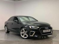 Used Audi A4 S-Line 200 HP (147 kW) 2024 Black Sedan