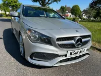 Used Mercedes CLA180 AMG line 122 HP (89 kW) 2018 Silver Sedan