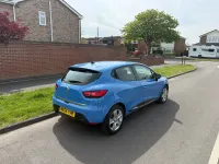 Used Renault Clio Dynamique 75 HP (55 kW) 2014 Blue Hatchback