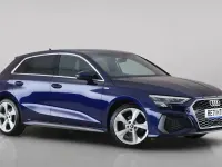Used Audi A3 Sportback S-Line 110 HP (80 kW) 2021 Blue Hatchback