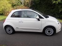 Used Fiat 500 Lounge 69 HP (50 kW) 2016 White Hatchback