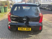 Used Kia Picanto 68 HP (50 kW) 2013 Black Hatchback