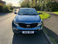 Used Kia Sportage 116 HP (85 kW) 2015 Blue SUV