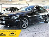Used Mercedes C250 AMG line 204 HP (150 kW) 2015 Black Sedan