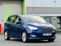 Used Ford Grand C-Max Titanium 120 HP (88 kW) 2017 Blue MPV