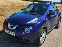 Used Nissan Juke Acenta Premium 115 HP (84 kW) 2015 Blue SUV