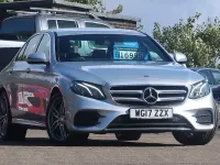 Used Mercedes E220 AMG line 2017 Silver Sedan