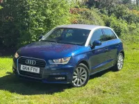 Begagnad Audi A1 Sport 2014 Blå Halvkombi