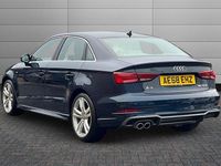 Used Audi A3 S-Line 150 HP (110 kW) 2019 Cosmos blue Sedan