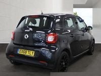 Used Smart ForFour Premium 71 HP (52 kW) 2018 Black Hatchback