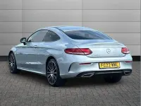 Usado Mercedes C300 AMG line 245 CV (180 kW) 2022 Plateado Coupe